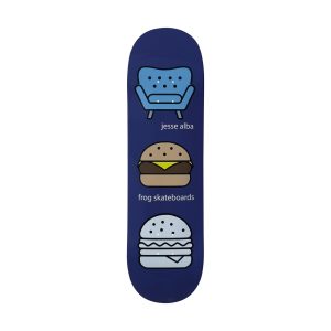 Top Sellers Frog Skateboards Frog Ghost Burger Deck 8.5"