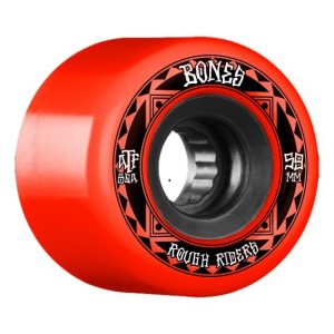 High Quality Bones Wheels Bones ATF Rough Rider Wheels 59mm 80a Red/Black