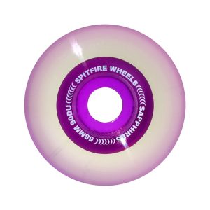 Quick Expedition Spitfire Wheels SF 90D Sapphire Clear/Purple 58mm Wheels