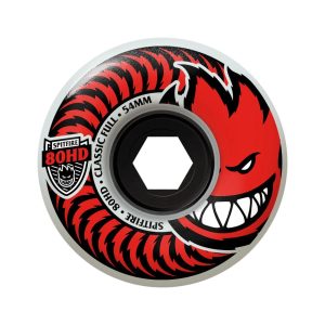 Outlet Spitfire Wheels Spitfire 80HD 54mm Clear/Red Classic Shape